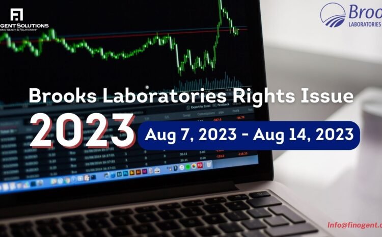  Brooks Laboratories Rights Issue 2023